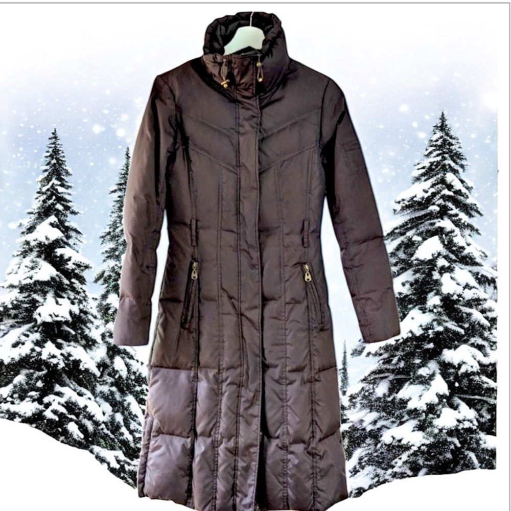 ANDREW MARC QUILTED DOWN MIDI PUFFER PARKA COAT EXCELLENT CONDITION VERY WARM